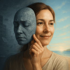 femme sereine libérée du stress et des angoisses